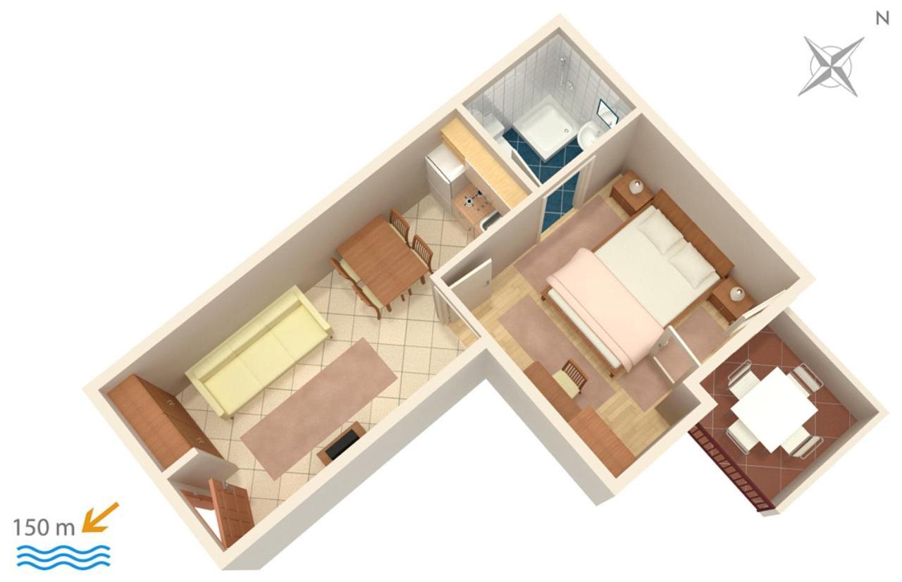 Apartments With A Parking Space Baska Voda, Makarska - 301 Екстериор снимка