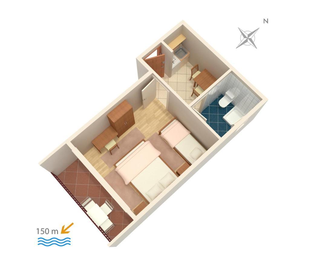 Apartments With A Parking Space Baska Voda, Makarska - 301 Екстериор снимка